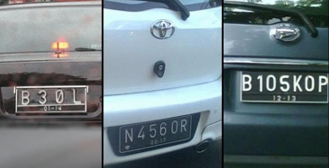 Penjelasan Kode Plat Nomor Kendaraan Bermotor untuk Setiap Provinsi di Indonesia